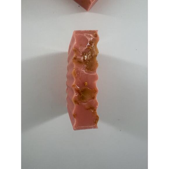 3x Goat Milk Soap Bar Tangerine Grapefruit Orange w/ Zest 3oz Body Handmade New - Picture 6 of 6